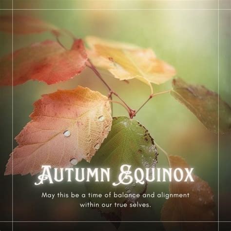 Attuning Yourself to the Frequencies of the Autumn Equinox
